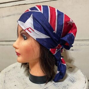 Vintage U.S. Bicentennial bandana/scarf commemorating 1776–1976.